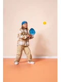 BS Toys Zestaw do Pickleballa dla Dzieci i Dorosłych – 2 Rakietki Drewniane + Siatka + Piłki + Torba | FSC® | wiek 8+