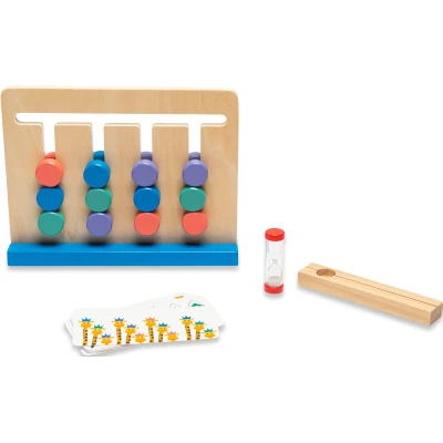 BS Toys Układanka Logiczna Żyrafa z Klepsydrą 4+ gra na spostrzegawczość i skupienie