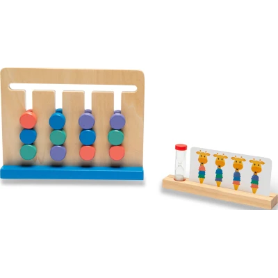 BS Toys Układanka Logiczna Żyrafa z Klepsydrą 4+ gra na spostrzegawczość i skupienie