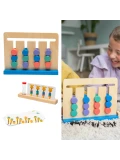 BS Toys Układanka Logiczna Żyrafa z Klepsydrą 4+ gra na spostrzegawczość i skupienie