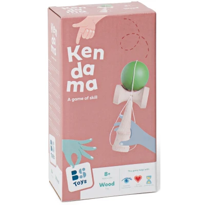 BS Toys Kendama – gra zręcznościowa dla dzieci ćwiczenie refleksu i precyzji 6+