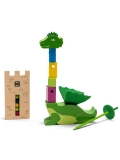 BS Toys Drewniana gra zręcznościowa Wieża smoka 6+