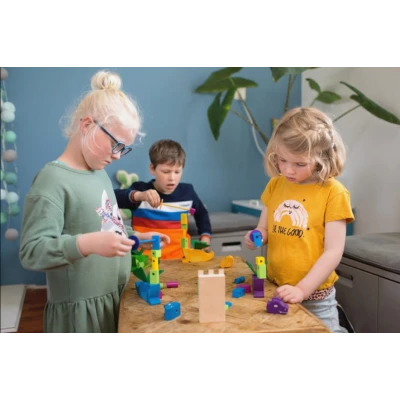 BS Toys Drewniana gra zręcznościowa Wieża smoka 6+