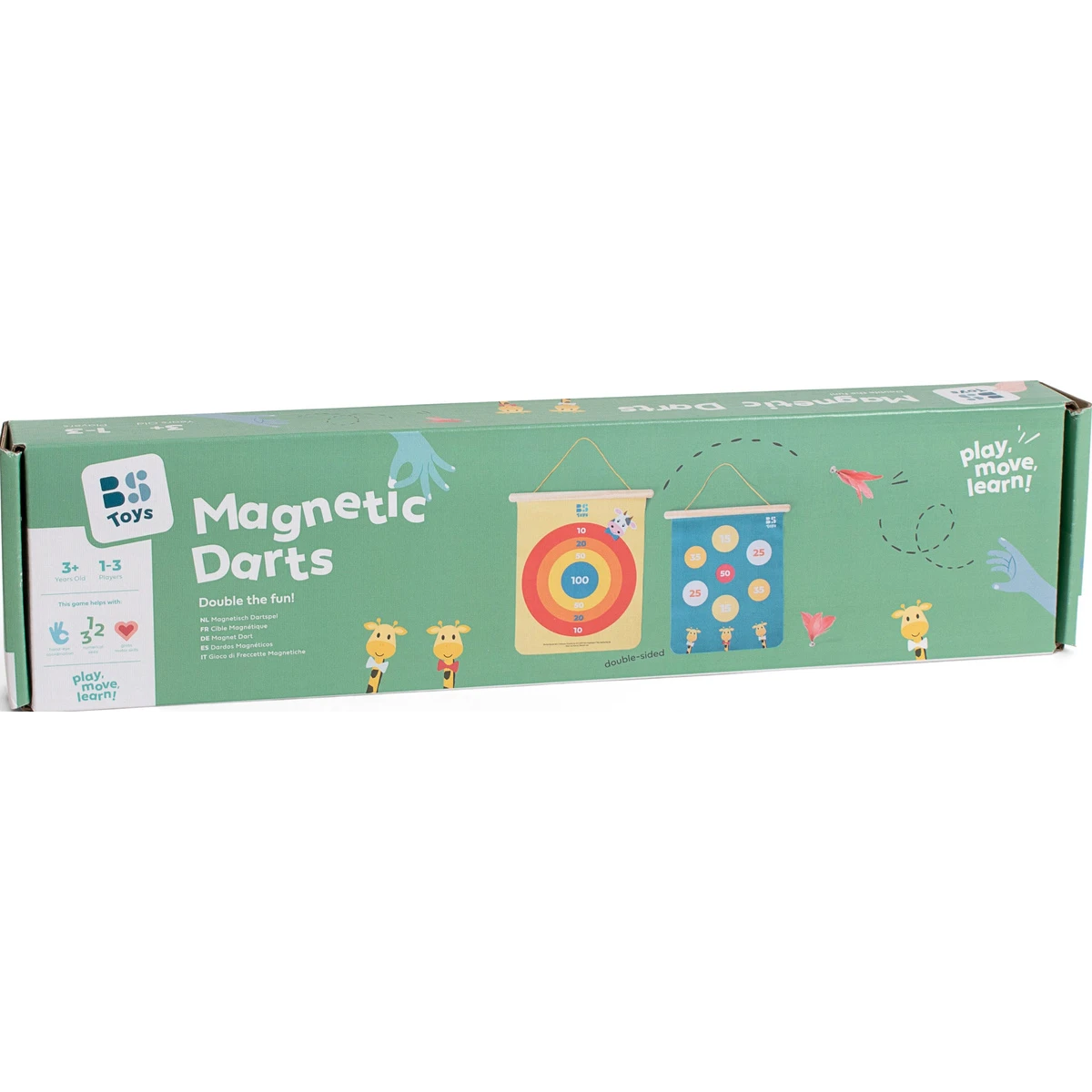BS Toys Rzutki magnetyczne dwustronna tablica