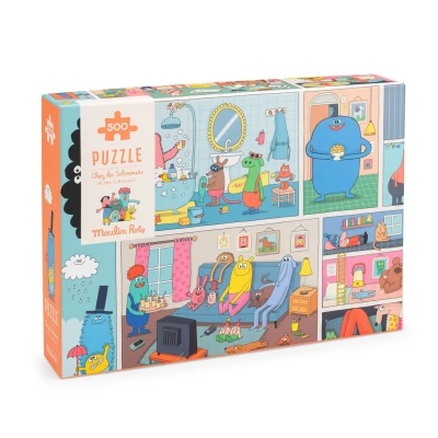 MOULIN ROTY Puzzle DOM 500 elementów LES SCHMOUKS