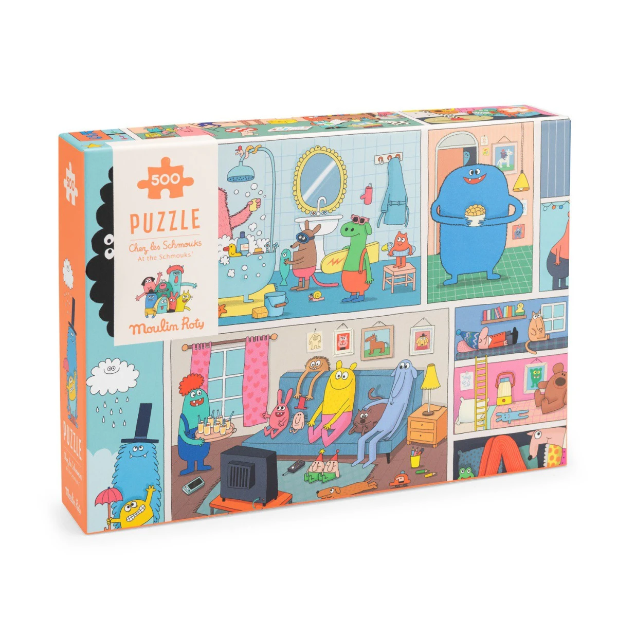 MOULIN ROTY Puzzle DOM 500 elementów LES SCHMOUKS