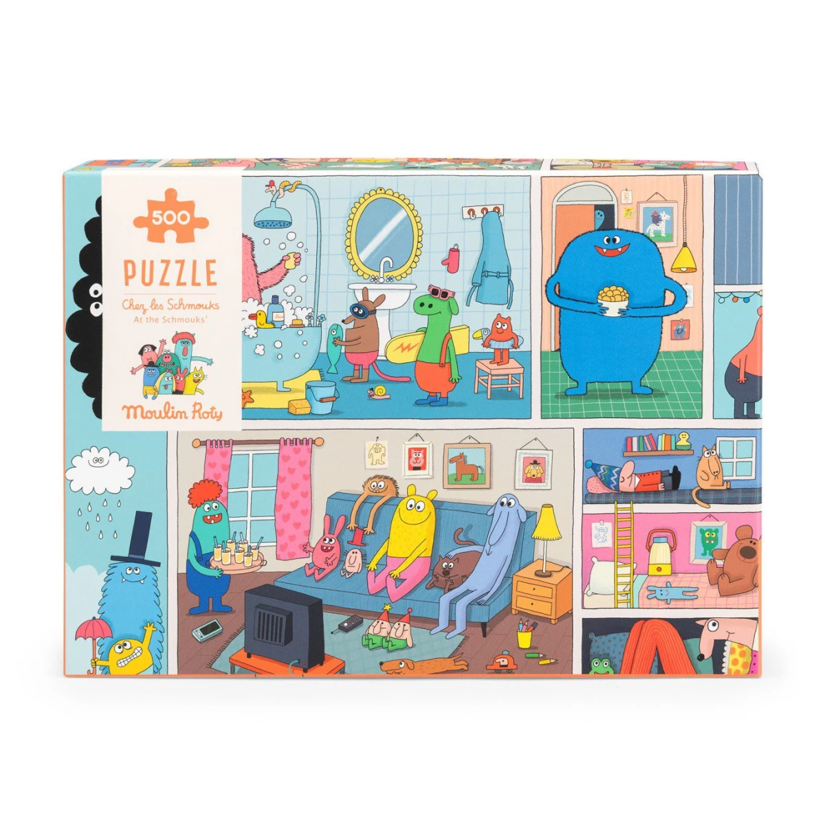 MOULIN ROTY Puzzle DOM 500 elementów LES SCHMOUKS