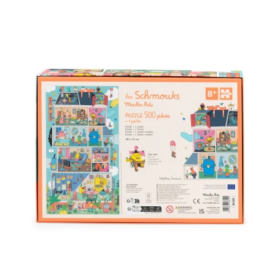 MOULIN ROTY Puzzle DOM 500 elementów LES SCHMOUKS