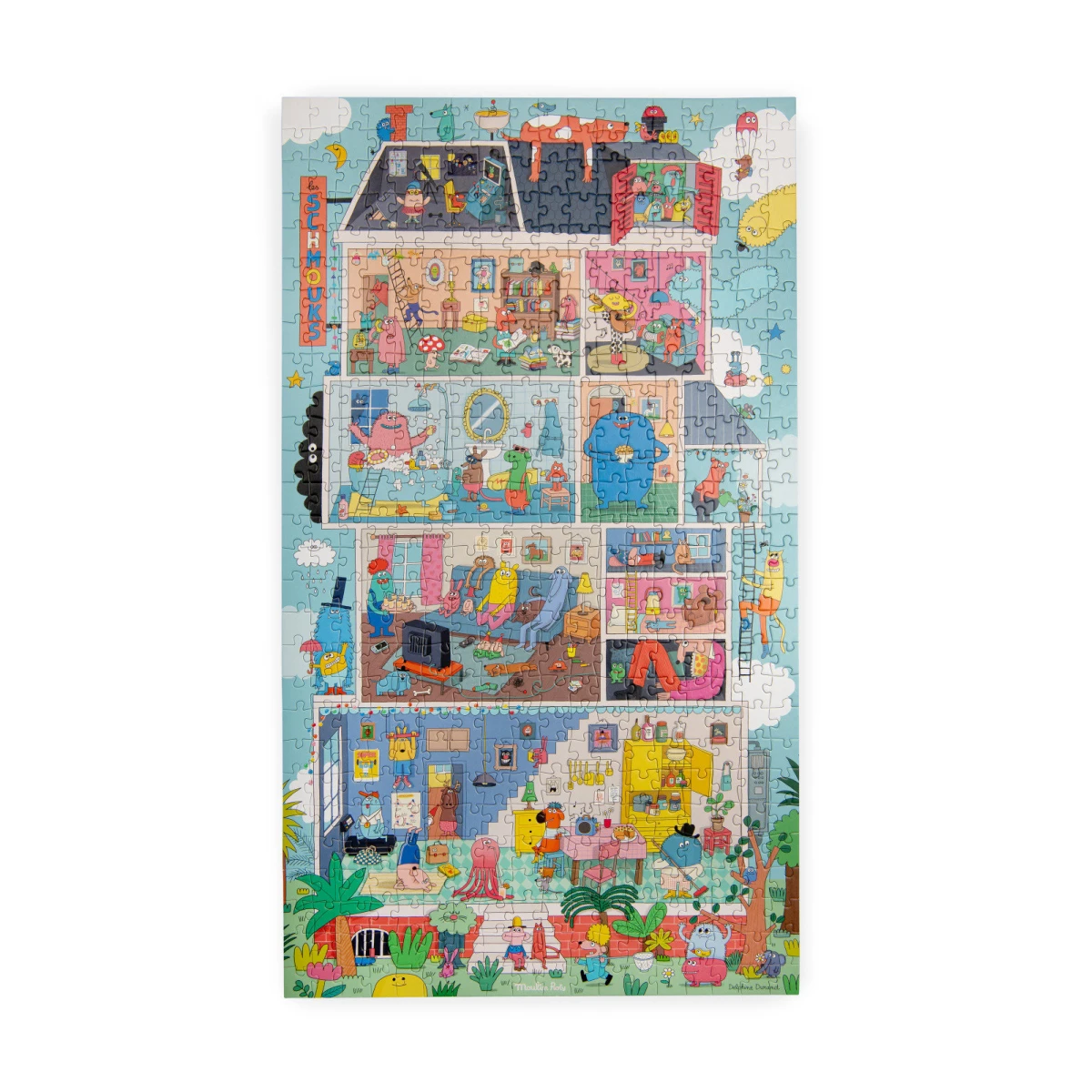 MOULIN ROTY Puzzle DOM 500 elementów LES SCHMOUKS