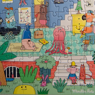 MOULIN ROTY Puzzle DOM 500 elementów LES SCHMOUKS
