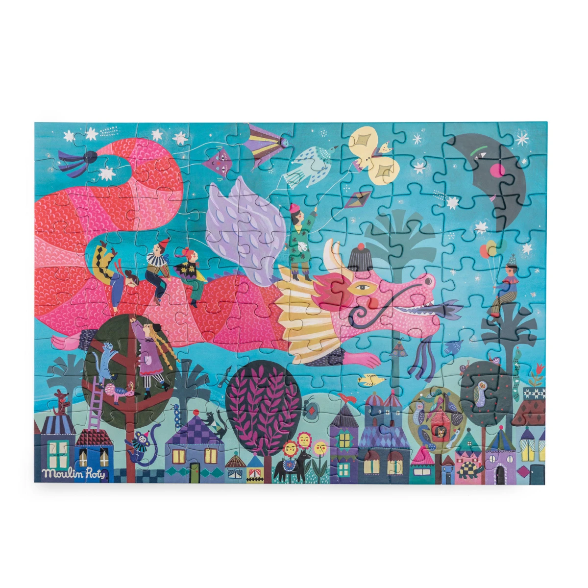 MOULIN ROTY Puzzle Smok i księżyc 100 elem. LES COMETES