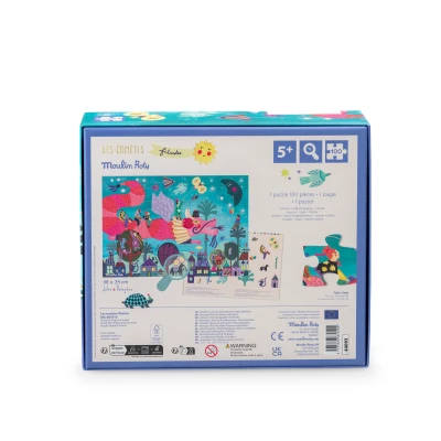 MOULIN ROTY Puzzle Smok i księżyc 100 elem. LES COMETES