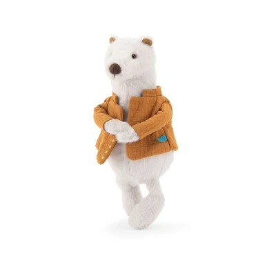 MOULIN ROTY Maskotka biały miś Gustave LA BANDE A JOJO