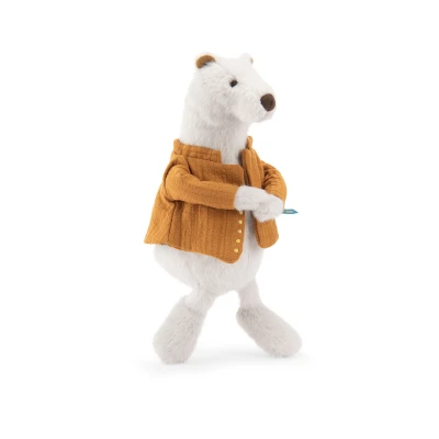 MOULIN ROTY Maskotka biały miś Gustave LA BANDE A JOJO