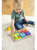 PlayTab Sensoryczny Kwadrat. Gąsienica Koła Zębate.