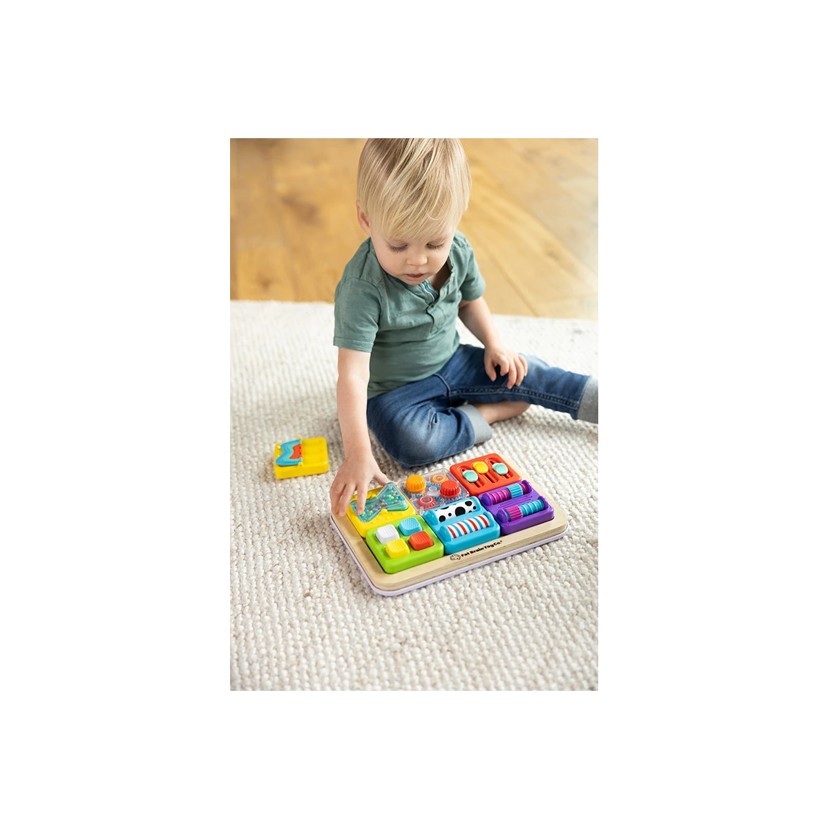 PlayTab Sensoryczny Kwadrat. Gąsienica Koła Zębate.