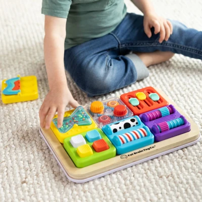 PlayTab Sensoryczny Kwadrat. Gąsienica Koła Zębate.