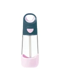 B.BOX Zestaw Mini Lunchbox + Butelka tritanowa ze słomką 450 ml Indigo Rose b.box