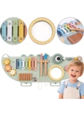 TOOKY TOY Drewniana Tablica Manipulacyjna Krokodyl 3 el.