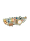 TOOKY TOY Drewniana Tablica Manipulacyjna Krokodyl 3 el.