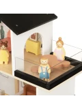TOOKY TOY Drewniana Rezydencja dla Lalek 25 Elementów