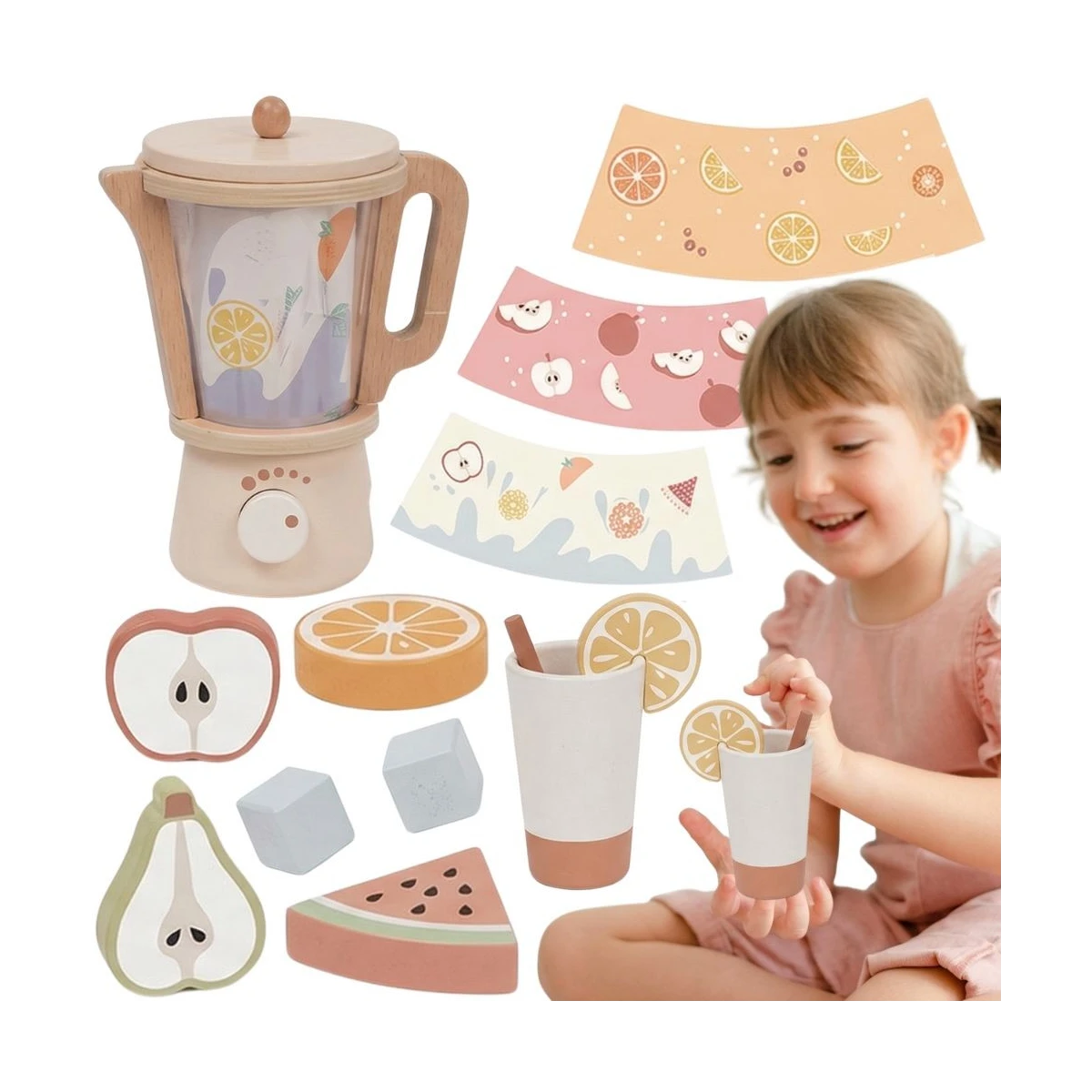 TOOKY TOY Blender Kuchenny z Akcesoriami - 18 elementów