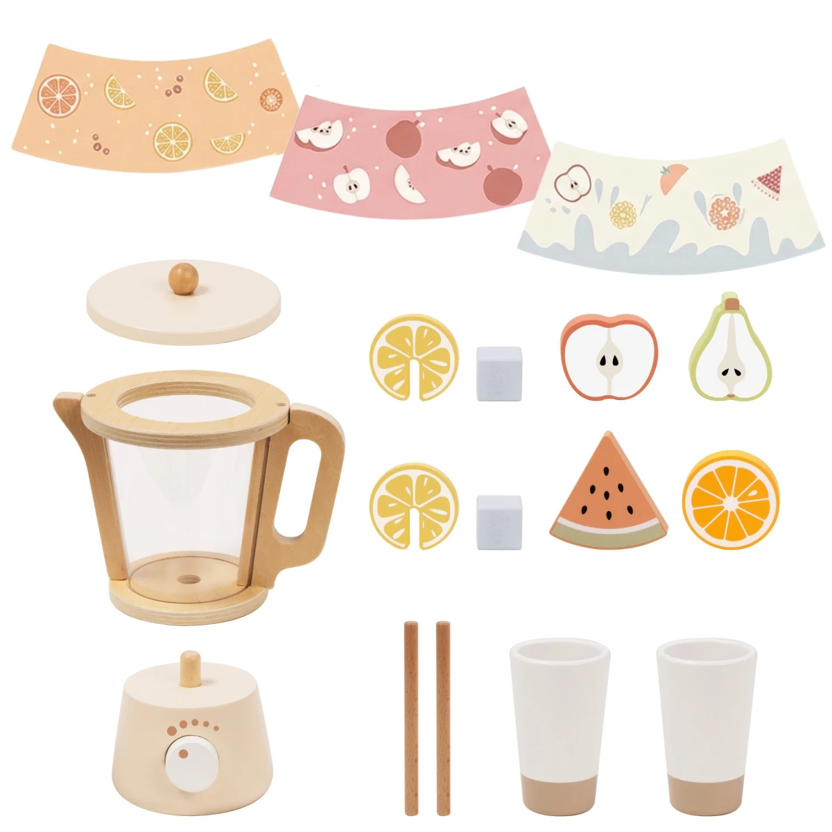 TOOKY TOY Blender Kuchenny z Akcesoriami - 18 elementów
