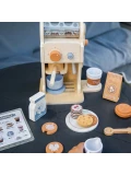 TOOKY TOY Drewniany Zestaw Do Kawy - Ekspres Baristy