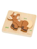 VIGA Drewniane Puzzle - Mój Przyjaciel Konik