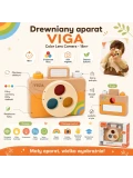 VIGA Drewniany Aparat Fotograficzny -Kolory i Dźwięk