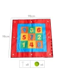 MASTERKIDZ Kwadratowa Tarcza Na Rzepy Rzut Do Celu Do Tablicy STEM