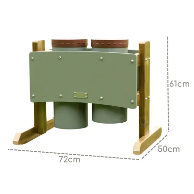 MASTERKIDZ Dwa Bębny Konga Wolnostojące Outdoor