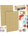 MASTERKIDZ Panele Montażowe STEM 2x 120x80 cm + Akcesoria Zestaw XXL