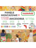 MASTERKIDZ Panele Montażowe STEM 2x 120x80 cm + Akcesoria Zestaw XXL