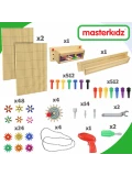 MASTERKIDZ Panele Montażowe STEM 2x 120x80 cm + Akcesoria Zestaw XXL