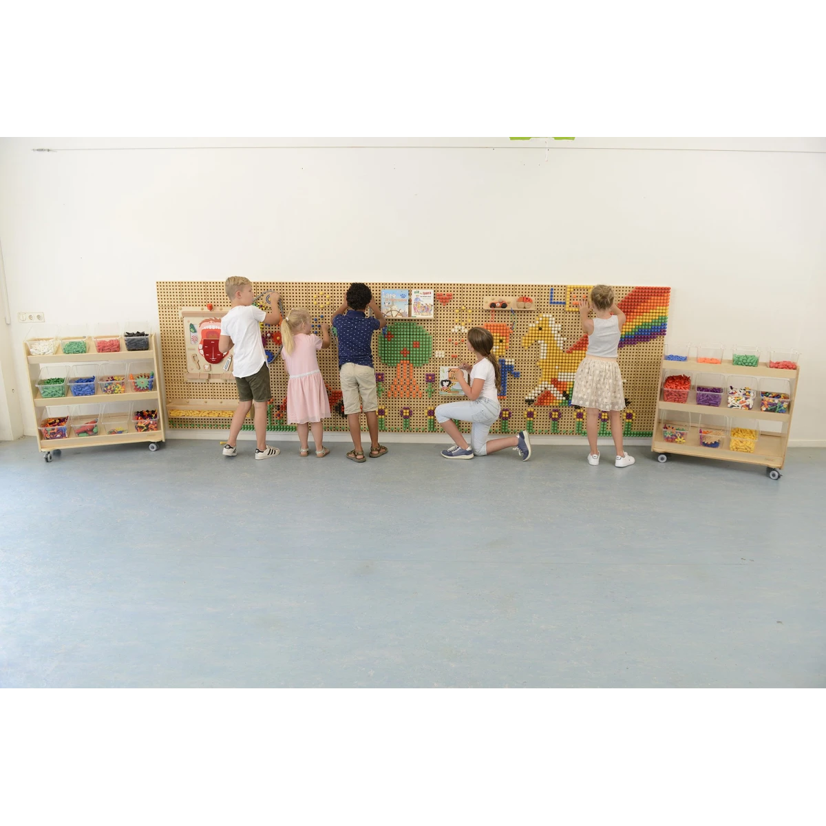 MASTERKIDZ Panele Montażowe STEM 2x 120x80 cm + Akcesoria Zestaw XXL