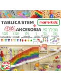 MASTERKIDZ Wolnostojąca Tablica Naukowa Kreatywna STEM 125 x 86 + Zestaw Akcesoriów