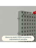 MASTERKIDZ Panel Ścienny Tablica Naukowa Kreatywna STEM Tablica na zewnątrz Outdoor 120 x 80 (cm)