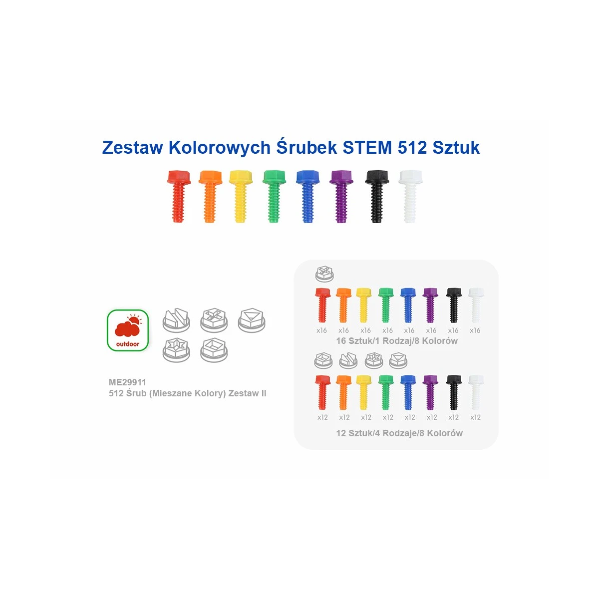 MASTERKIDZ Panele Montażowe STEM 2x 120x80 cm + Akcesoria Zestaw XXL
