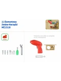 MASTERKIDZ Wolnostojąca Tablica Naukowa Kreatywna STEM 125 x 86 + Zestaw Akcesoriów