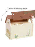CLASSIC WORLD Drewniany Domek Farma Vintage Zestaw Figurek 17 el.