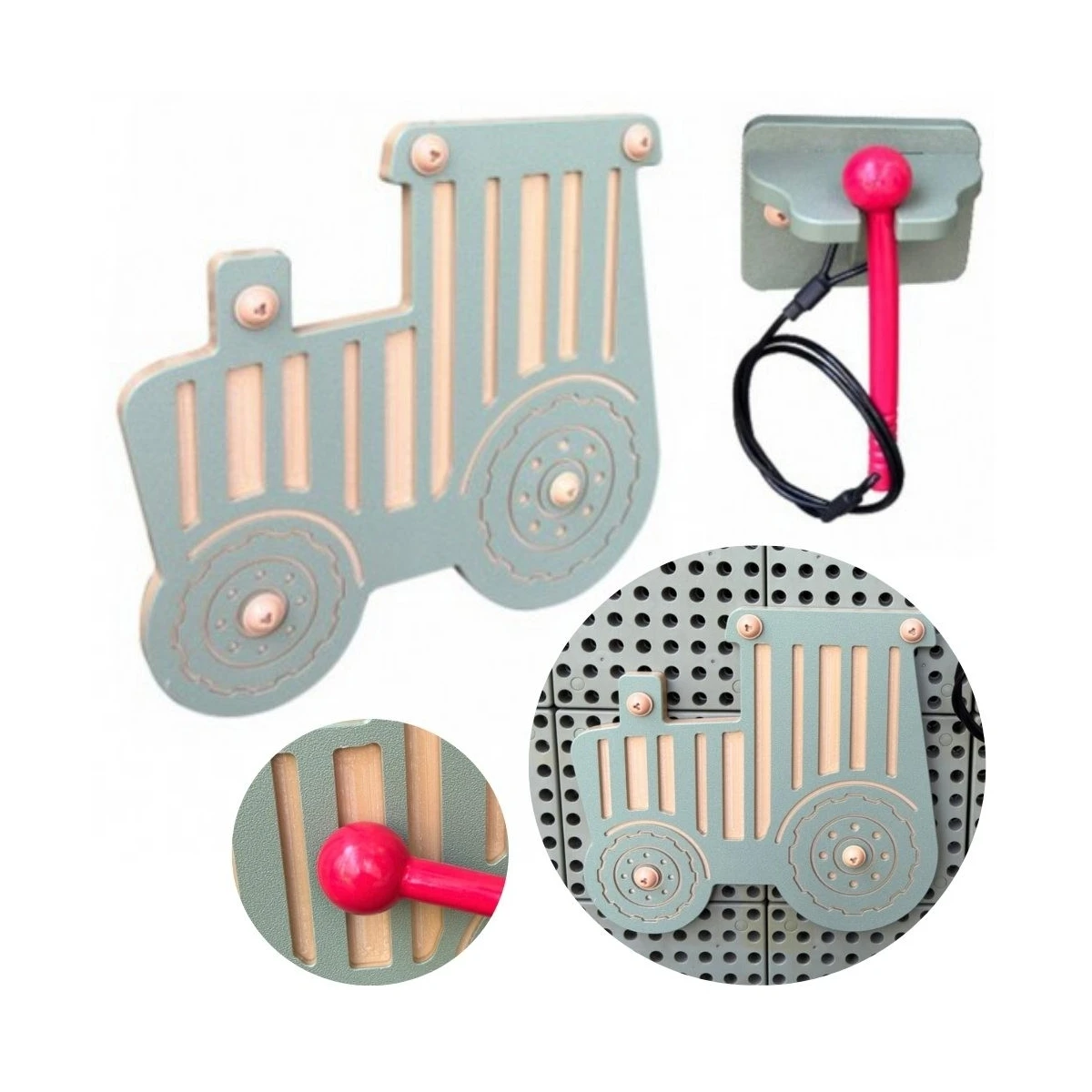 MASTERKIDZ Guiro Instrument Muzyczny Traktor Akcesoria Do Tablicy STEM