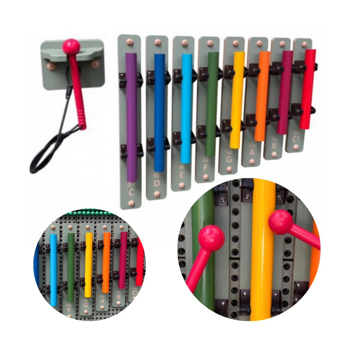 MASTERKIDZ Dzwonki Cymbałki Instrument Muzyczny Akcesoria Do Tablicy STEM