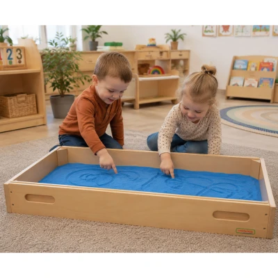 MASTERKIDZ Sensoryczna Prostokątna Taca do Zabawy Piaskiem
