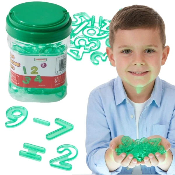 MASTERKIDZ Przezroczyste Liczby Do Panelu Świetlnego LED STEM