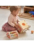 TOOKY TOY Drewniana Stodoła Aktywności Sorter Liczydło Montessori