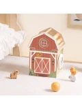 TOOKY TOY Drewniana Stodoła Aktywności Sorter Liczydło Montessori