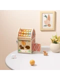 TOOKY TOY Drewniana Stodoła Aktywności Sorter Liczydło Montessori