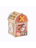 TOOKY TOY Drewniana Stodoła Aktywności Sorter Liczydło Montessori