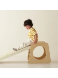 CLASSIC WORLD Drewniany Zestaw Wspinaczkowy Trójkąt Montessori 5w1 - Plac Zabaw Siłownia Indoor dla Dzieci